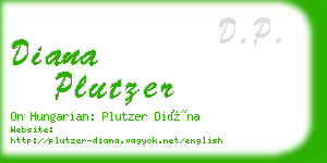 diana plutzer business card